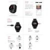 imageiConnect by Timex Classic Round Touchscreen Smartwatch with Heart Rate Notifications and TwoWay Bluetooth CallingBeigeGunmetal