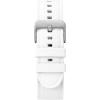 imageiConnect by Timex Classic Round Touchscreen Smartwatch with Heart Rate Notifications and TwoWay Bluetooth CallingWhiteSilverTone