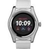 imageiConnect by Timex Classic Round Touchscreen Smartwatch with Heart Rate Notifications and TwoWay Bluetooth CallingWhiteSilverTone