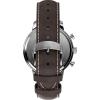 imageTimex Mens Chicago Chronograph 45mm WatchDark BrownSilverTone