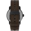imageTimex Mens Mod 44mm Watch  Brown Strap Black Dial Black Case