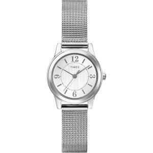 imageTimex Womens T2P457 Casey Dress SilverTone Stainless Steel Mesh Bracelet Watch