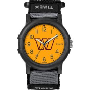 imageTimex Unisex NFL Recruit 38mm Watch  Washington Commanders with Black Fabric Strap