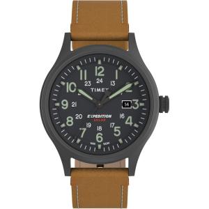imageTimex Expedition Scout 40mm Mens Analog Watch  INDIGLO Backlight and Luminous Hands  Durable Comfortable Adjustable Strap  24 Hour Time  Rugged Outdoor Watch  50M Water ResistanceTanGunmetalGray