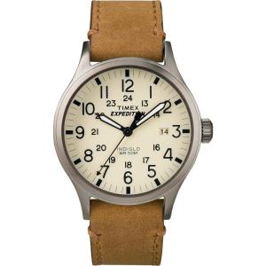 imageTimex Expedition Scout 40mm Mens Analog Watch  INDIGLO Backlight and Luminous Hands  Durable Comfortable Adjustable Strap  24 Hour Time  Rugged Outdoor Watch  50M Water ResistanceTanNaturalGray