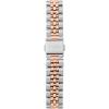 imageTimex Womens Waterbury Traditional 34mm Watch  Rose Gold TwoTone Case Cream Dial with Rose Gold TwoTone Stainless Steel Bracelet