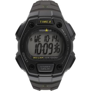 imageTimex Mens Ironman Triathlon Classic 30 41mm WatchGrayDigitalGray