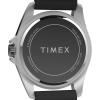 imageTimex Mens Dress 42mm WatchBlackSilverToneBlack
