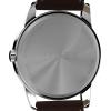 imageTimex Mens Easy Reader WatchBrownSilverToneCream38mm