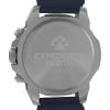 imageTimex Mens Expedition Ridge Chronograph 42mm Watch  Blue Strap Blue Dial IP Steel Case