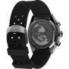 imageTimex Mens Legacy Tonneau Chronograph 42mm Watch  Black Strap Black Dial Stainless Steel Case