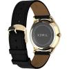 imageTimex Mens Modern Easy Reader 40mm Watch  Black Strap White Dial GoldTone Case