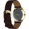 imageTimex Mens Modern Easy Reader 40mm Watch  Brown Strap Cream Dial GoldTone Case