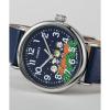 imageTimex Mens Standard SubSecond 40mm WatchBlueSilverToneBlue