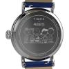 imageTimex Mens Standard SubSecond 40mm WatchBlueSilverToneBlue