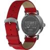 imageTimex Mens Standard SubSecond 40mm WatchRedSilverToneBlue