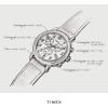 imageTimex Unisex Weekender 40mmBrownBlueSilverTone