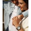 imageTimex Unisex Weekender 40mmOrangeSilverToneWhiteDouble Stripe