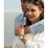imageTimex Unisex Weekender 40mmOrangeSilverToneWhiteDouble Stripe