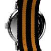 imageTimex Unisex Weekender 40mmOrangeSilverToneWhiteDouble Stripe