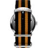 imageTimex Unisex Weekender 40mmOrangeSilverToneWhiteDouble Stripe