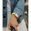 imageTimex Unisex Weekender 40mmYellowSilverToneWhite