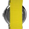 imageTimex Unisex Weekender 40mmYellowSilverToneWhite