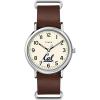 imageMens Collegiate Weekender 40mm Quartz Leather StrapCalifornia Golden Bears