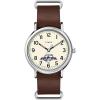 imageMens NHL Weekender 40mm Quartz Leather StrapColorado Avalanche
