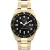 imageTimex Mens Dress 42mm WatchGoldToneGoldToneBlack