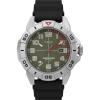 imageTimex Mens Expedition North Ridge 43mm WatchBlackGreenSilverTone