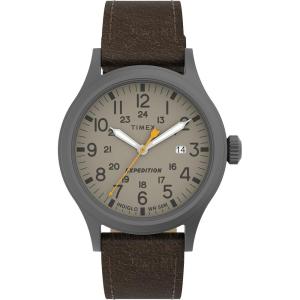 imageTimex Mens Expedition Scout 40mm WatchBrownTanGunmetal