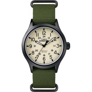 imageTimex Mens Expedition Scout 40mm WatchGreenNaturalBlack