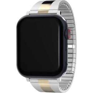imageTimex Mens Perfect Fit Expansion Band Compatible with 3840mm Apple WatchesTwoTone