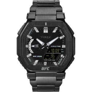 imageTimex UFC Mens Colossus 45mm WatchBlackBlackBlackWhite