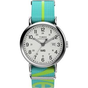 imageTimex Unisex Weekender 40mmBlueSilverToneWhite