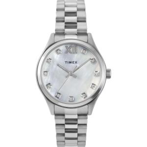 imageTimex Womens Legacy 36mm WatchSilverToneSilverToneMother of Pearl