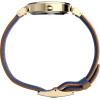 imageTimex Womens Dress 31mm Watch  Black Strap SilverTone Dial GoldTone CaseBrownSilverToneGoldTone