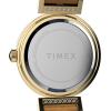 imageTimex Womens Dress 31mm Watch  Black Strap SilverTone Dial GoldTone CaseBrownSilverToneGoldTone