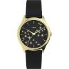 imageTimex Womens Starstruck 32mm Watch  Rose GoldTone Case White Dial with Gray Leather Strap
