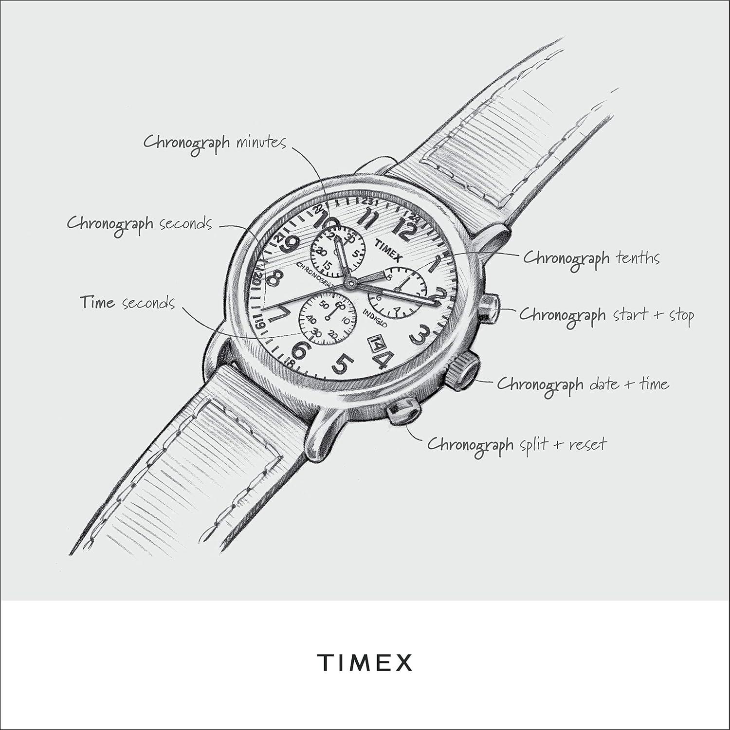 imageMens NHL Weekender Chrono 40mm Quartz Leather StrapPhiladelphia Flyers