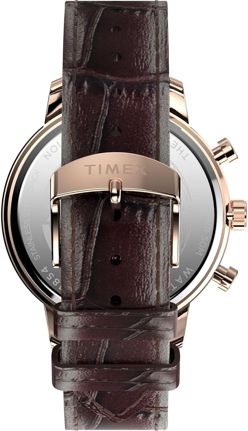 imageTimex Mens Chicago Chronograph 45mm WatchBlack