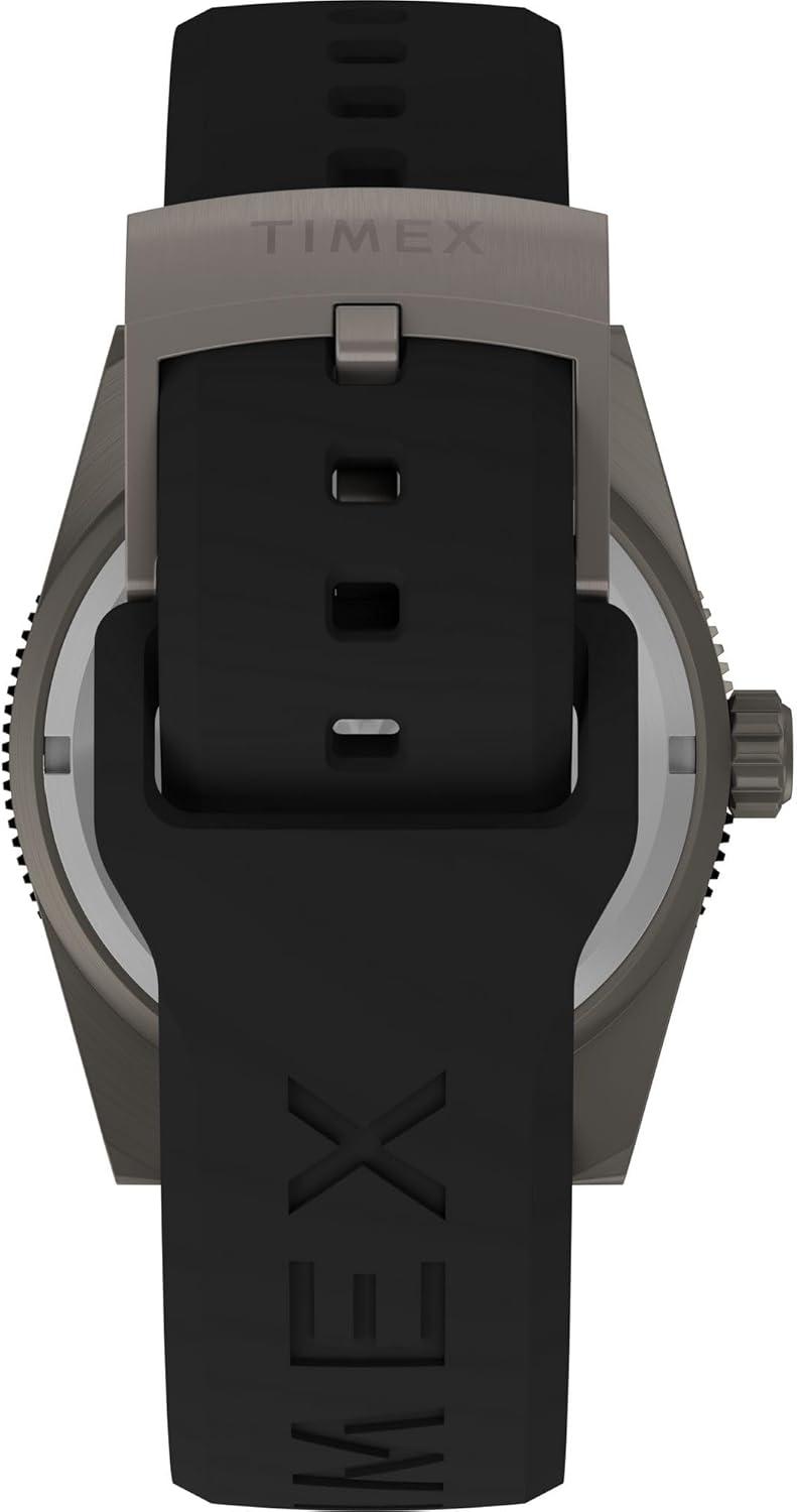 imageTimex Mens Deep Water Reef 41mm WatchBlackTitaniumBlack