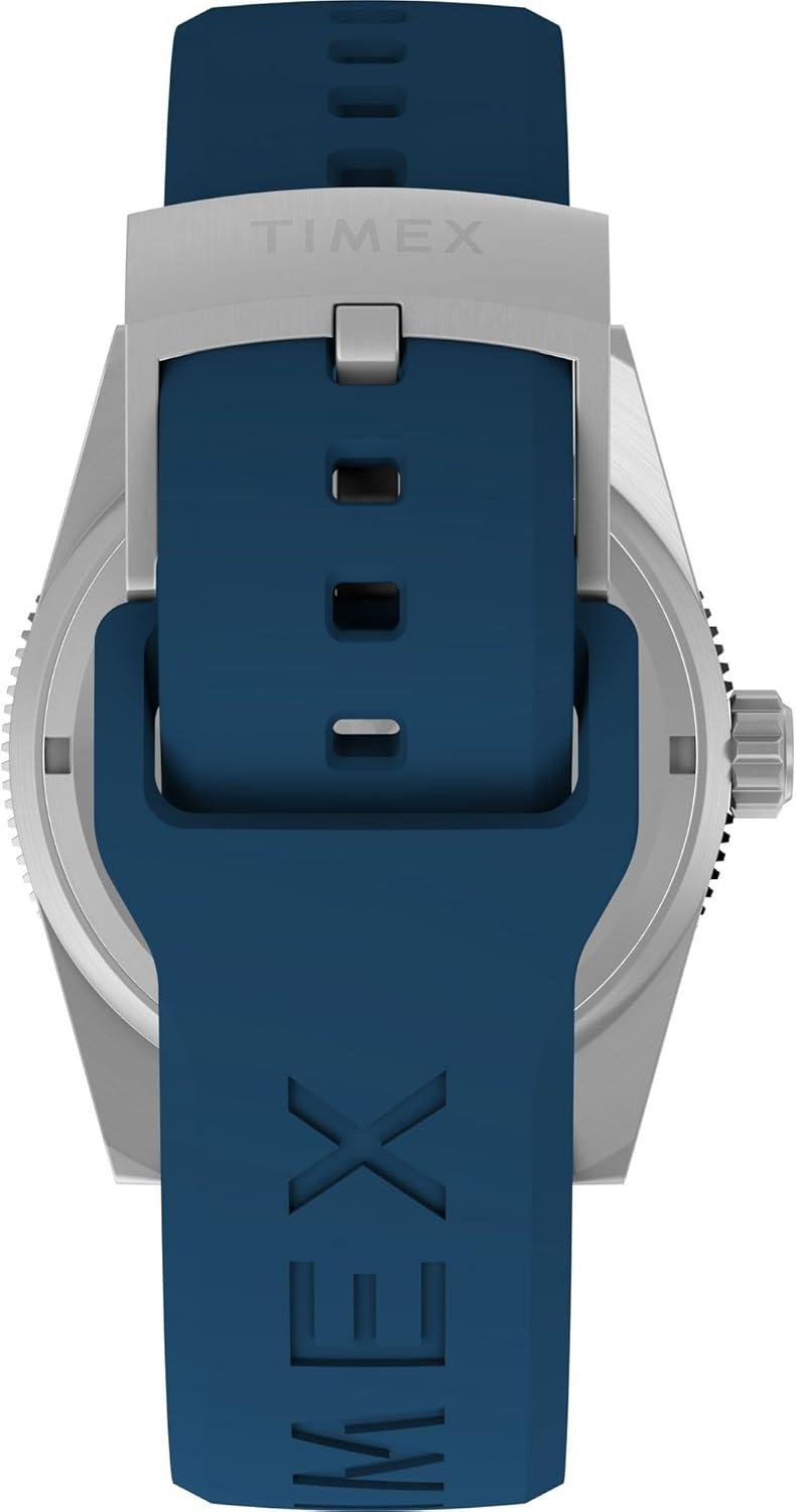 imageTimex Mens Deep Water Reef 41mm WatchBlueStainless SteelBlue