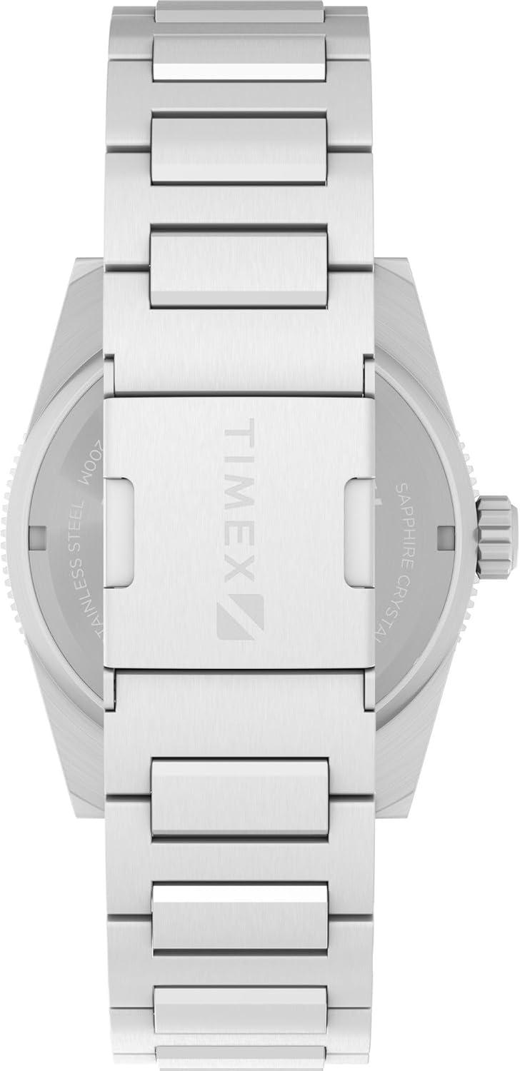 imageTimex Mens Deep Water Reef 41mm WatchStainless SteelStainless SteelBlack