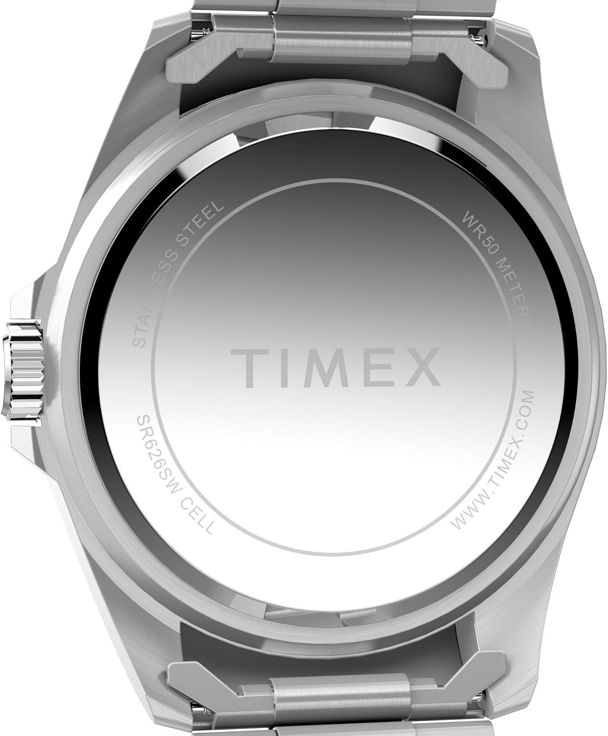 imageTimex Mens Dress 42mm WatchSilver