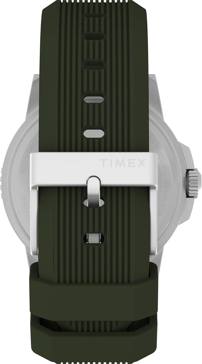 imageTimex Mens Expedition Ridge 45mm WatchGreenSilverToneGreen