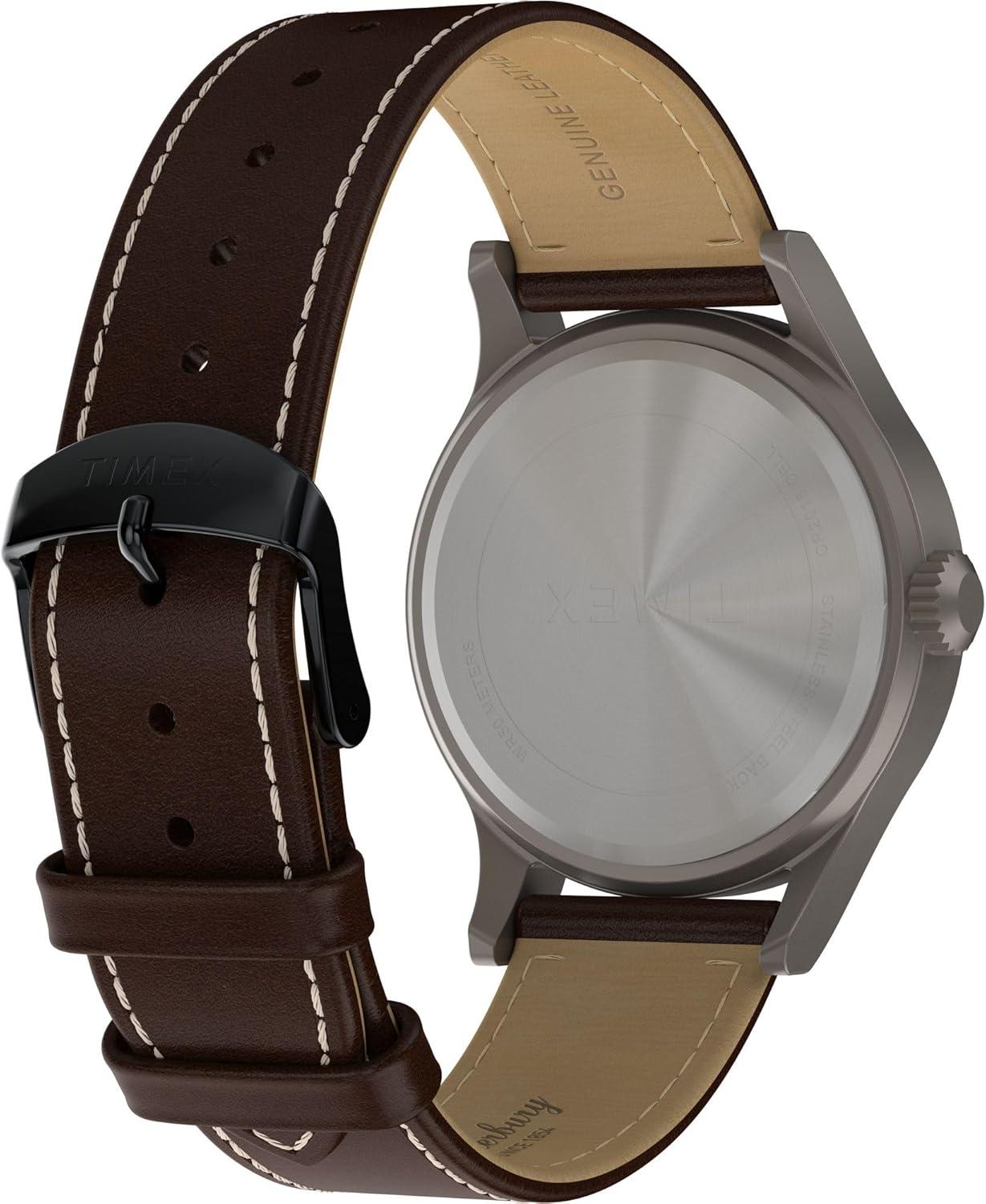 imageTimex Mens Expedition Scout 40mm WatchDark BrownBlackGray