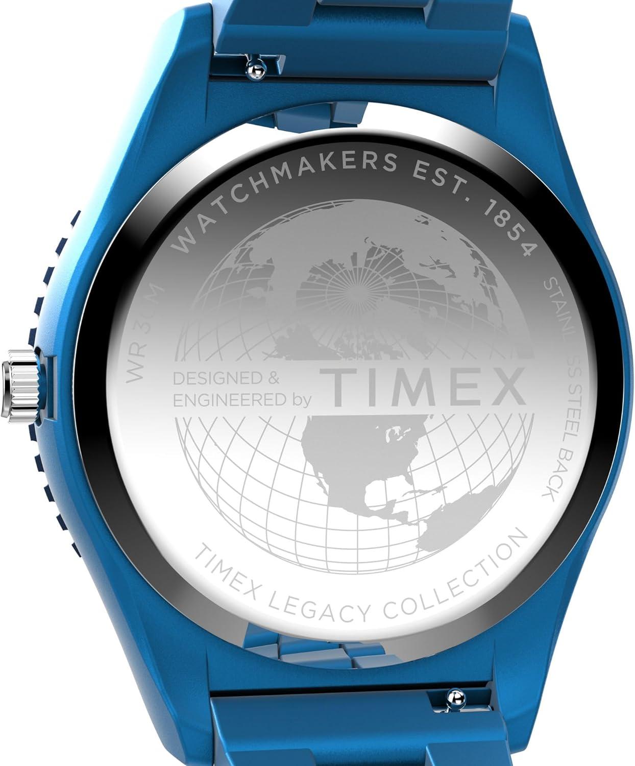 imageTimex Mens Legacy 42mm WatchBlue