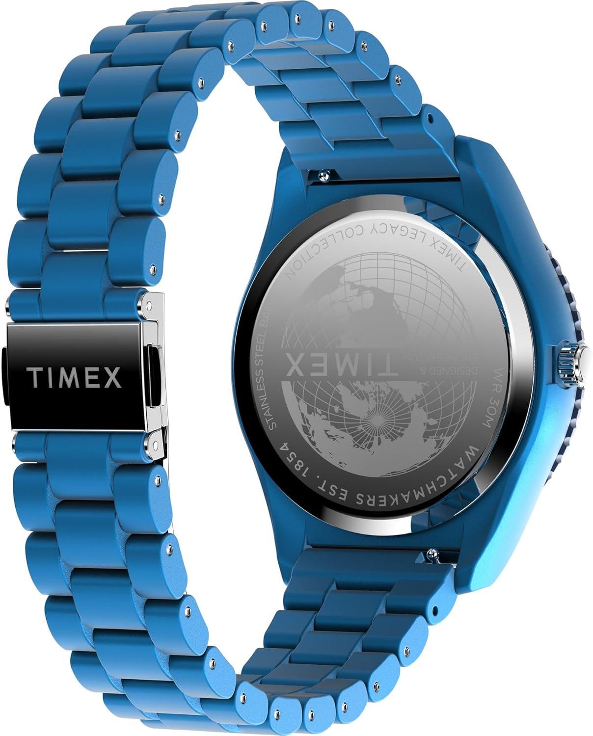 imageTimex Mens Legacy 42mm WatchBlue